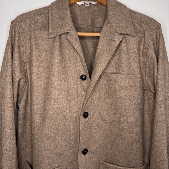 NWOT Anian Metchosin Coat Shirt Jacket in Elk - Picture 5 of 8